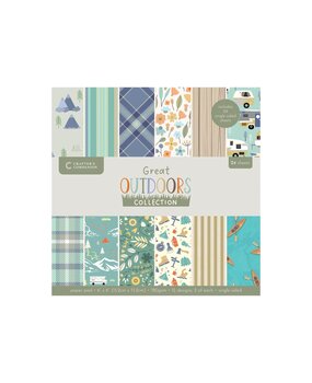 Crafter's Companion The Great Outdoors 6x6 Inch Paper Pad (CC-TGO-PAD6)