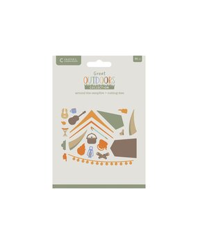 Crafter's Companion The Great Outdoors Metal Die Set Around the Campfire (CC-TGO-MD-ATCA)