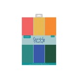 Crafter's Companion Graceful Plumes A4 Luxury Linen Card Pack (GP-LINEN-A4)