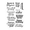 Crafter's Companion Graceful Plumes Clear Acrylic Stamp Strut Your Stuff (GP-CA-ST-STYST) Crafter's Companion Graceful Plumes Clear Acrylic Stamp Strut Your Stuff (GP-CA-ST-STYST)