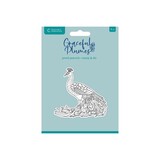 Crafter's Companion Graceful Plumes Stamp & Die Proud Peacock (GP-STD-PRPE)