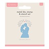 Crafter's Companion Silhouette Metal Die/Stamp/Stencil Set Cherished Moments (CC-MD-STEN-CHMO) Crafter's Companion Silhouette Metal Die/Stamp/Stencil Set Cherished Moments (CC-MD-STEN-CHMO)