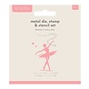 Crafter's Companion Silhouette Metal Die/Stamp/Stencil Set Beauty in Every Step (CC-MD-STEN-BIES) Crafter's Companion Silhouette Metal Die/Stamp/Stencil Set Beauty in Every Step (CC-MD-STEN-BIES)