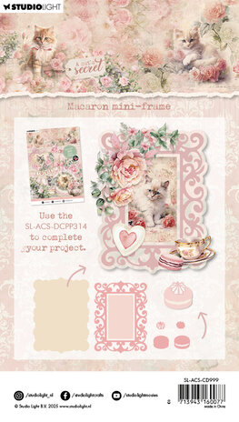 Studio Light A Cat's Secret Cutting Die Macaron Mini-Frame (SL-ACS-CD999) (DISCONTINUED) Studio Light A Cat's Secret Cutting Die Macaron Mini-Frame (SL-ACS-CD999) (DISCONTINUED)
