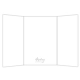 Mintay Basic Trifold Card Base White (5pcs) (MT-BASIC-C35)