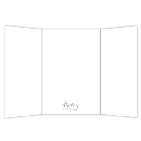 Mintay Basic Trifold Card Base White (5pcs) (MT-BASIC-C35) Mintay Basic Trifold Card Base White (5pcs) (MT-BASIC-C35)