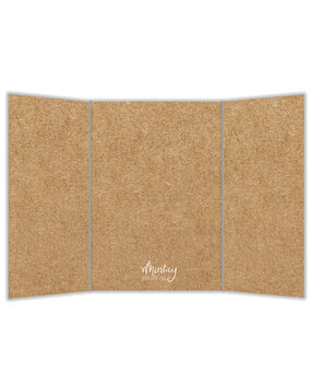 Mintay Basic Trifold Card Base Kraft (5pcs) (MT-BASIC-C36)