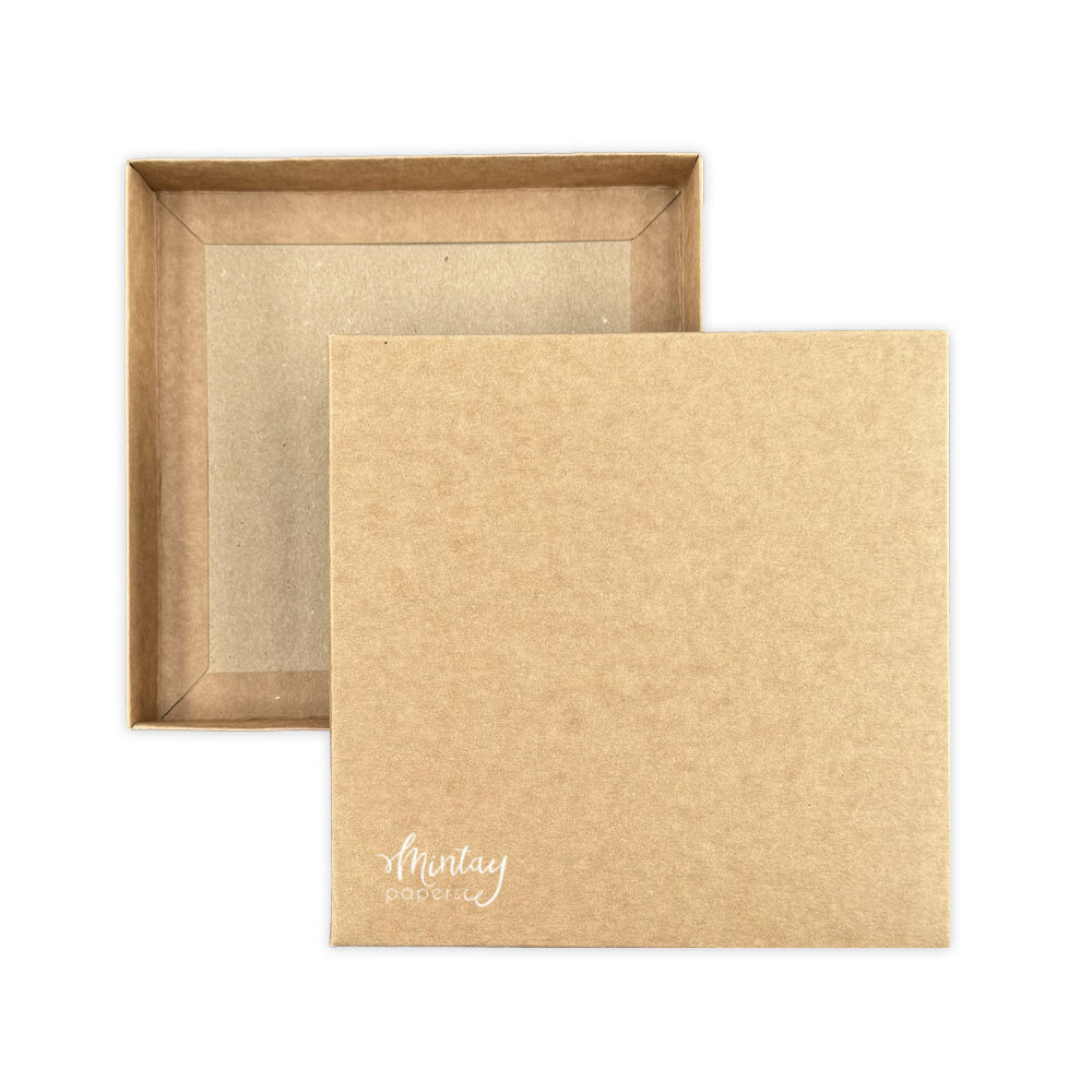 Mintay Basic Square Card Box Base Kraft (3pcs) (MT-BASIC-B02) Mintay Basic Square Card Box Base Kraft (3pcs) (MT-BASIC-B02)
