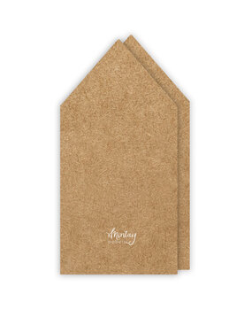 Mintay Basic Pencil Card Base Kraft (5pcs) (MT-BASIC-C42)