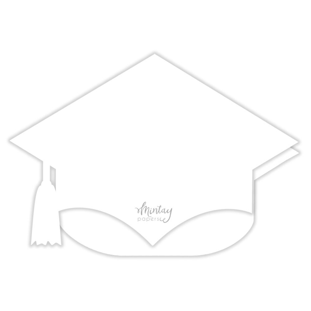 Mintay Basic Mortarboard Card Base White (5pcs) (MT-BASIC-C37) Mintay Basic Mortarboard Card Base White (5pcs) (MT-BASIC-C37)