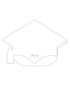 Mintay Basic Mortarboard Card Base White (5pcs) (MT-BASIC-C37)