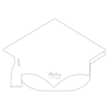 Mintay Basic Mortarboard Card Base White (5pcs) (MT-BASIC-C37) Mintay Basic Mortarboard Card Base White (5pcs) (MT-BASIC-C37)