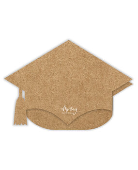 Mintay Basic Mortarboard Card Base Kraft (5pcs) (MT-BASIC-C38)
