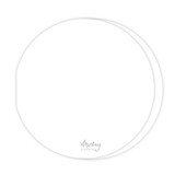 Mintay Basic Cirlcle Card Base White (5pcs) (MT-BASIC-C31)