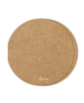 Mintay Basic Cirlcle Card Base Kraft (5pcs) (MT-BASIC-C32)