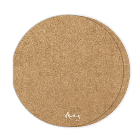 Mintay Basic Cirlcle Card Base Kraft (5pcs) (MT-BASIC-C32) Mintay Basic Cirlcle Card Base Kraft (5pcs) (MT-BASIC-C32)