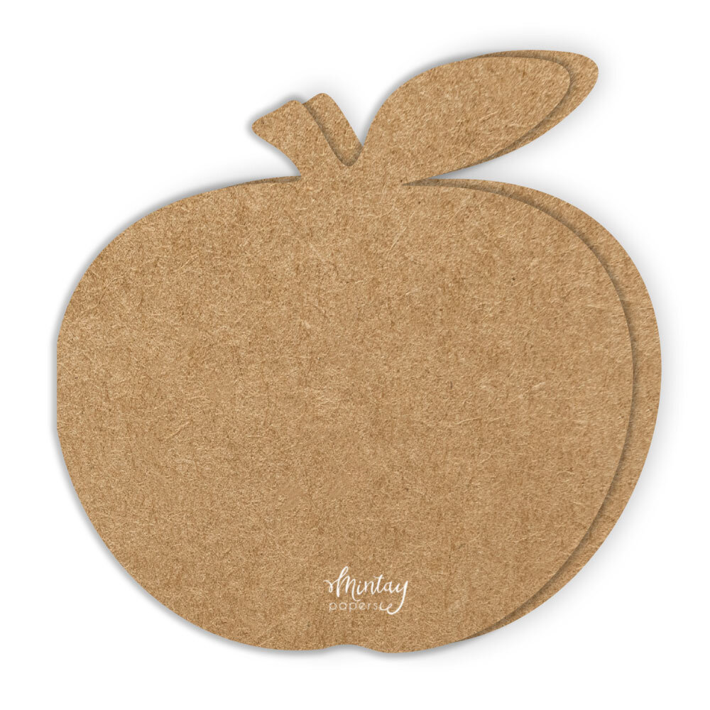 Mintay Basic Apple Card Base Kraft (5pcs) (MT-BASIC-C34) Mintay Basic Apple Card Base Kraft (5pcs) (MT-BASIC-C34)
