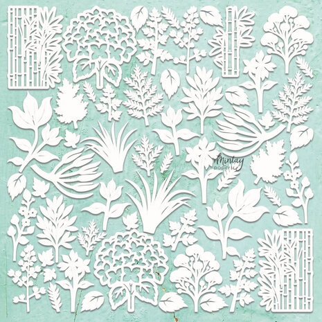 Mintay Chippies Decor 12x12 Inch Flora Filigree 1 (MT-CHIP2-D102) Mintay Chippies Decor 12x12 Inch Flora Filigree 1 (MT-CHIP2-D102)