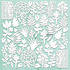Chippies Decor 12x12 Inch Flora Filigree 1 (MT-CHIP2-D102) Chippies Decor 12x12 Inch Flora Filigree 1 (MT-CHIP2-D102)