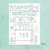 Mintay Kreativa Stencil 6x8 Inch Mixed 3 (MTK-STEN-52) Mintay Kreativa Stencil 6x8 Inch Mixed 3 (MTK-STEN-52)