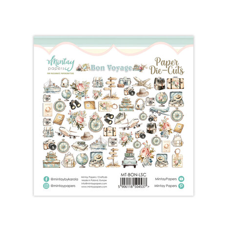 Mintay Bon Voyage Paper Die-Cuts (60pcs) (MT-BON-LSC)