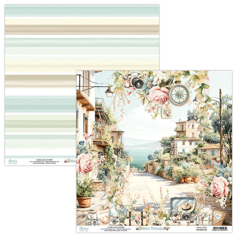 Mintay Bon Voyage 8x8 Inch Scrapbooking Paper Pad (MT-BON-08) Mintay Bon Voyage 8x8 Inch Scrapbooking Paper Pad (MT-BON-08)