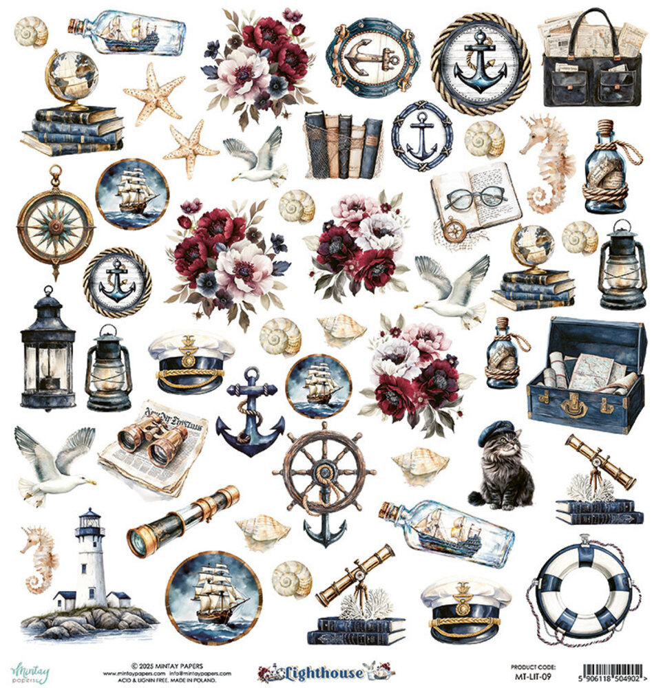 Mintay Lighthouse 12x12 Inch Paper Elements (MT-LIT-09)