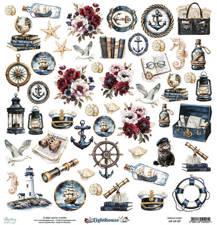 Mintay Lighthouse 12x12 Inch Paper Elements (MT-LIT-09)