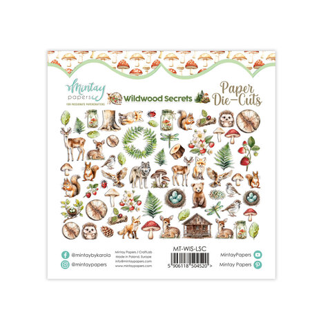 Mintay Wildwood Secrets Paper Die-Cuts (60pcs) (MT-WIS-LSC)