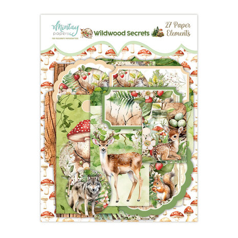 Mintay Wildwood Secrets 6x8 Inch Paper Elements (27pcs) (MT-WIS-LSCE)