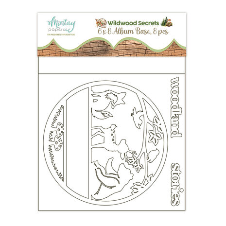 Mintay Wildwood Secrets 6x8 Inch Album Base (8pcs) (MT-WIS-10)