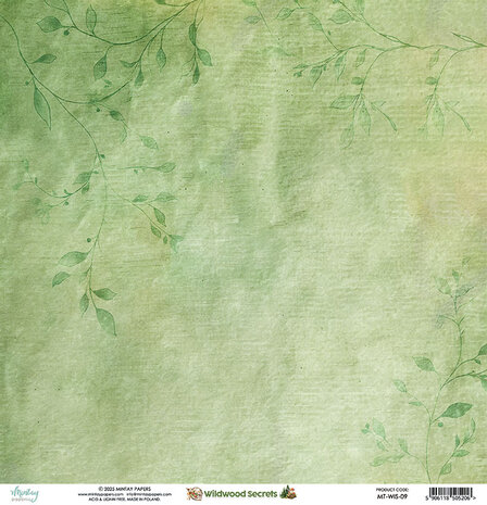 Mintay Wildwood Secrets 12x12 Inch Paper Elements (MT-WIS-09)