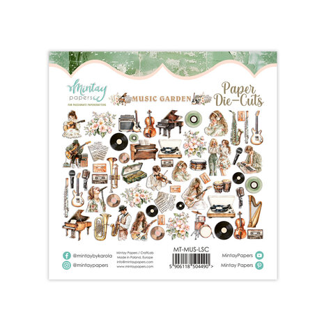 Mintay Music Garden Paper Die-Cuts (60pcs) (MT-MUS-LSC)