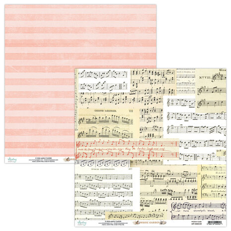 Mintay Music Garden 8x8 Inch Scrapbooking Paper Pad (MT-MUS-08) Mintay Music Garden 8x8 Inch Scrapbooking Paper Pad (MT-MUS-08)