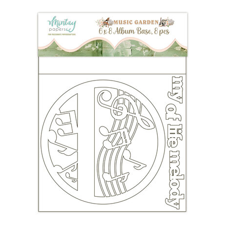 Mintay Music Garden 6x8 Inch Album Base (8pcs) (MT-MUS-10)