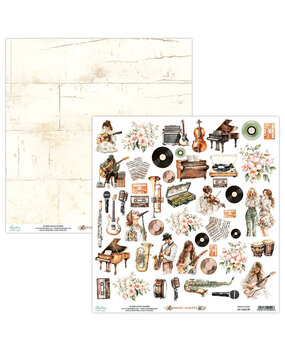 Mintay Music Garden 12x12 Inch Paper Elements (MT-MUS-09)