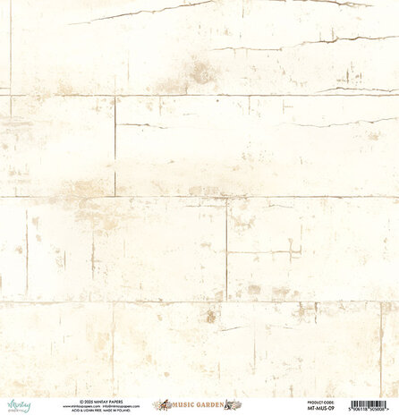 Mintay Music Garden 12x12 Inch Paper Elements (MT-MUS-09)