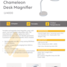 Light and Vision Chameleon Desk Magnifier Lamp Rechargeable 3D (LV4000) Light and Vision Chameleon Desk Magnifier Lamp Rechargeable 3D (LV4000)