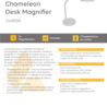 Light and Vision Chameleon Desk Magnifier Lamp Rechargeable 3D (LV4000) Light and Vision Chameleon Desk Magnifier Lamp Rechargeable 3D (LV4000)