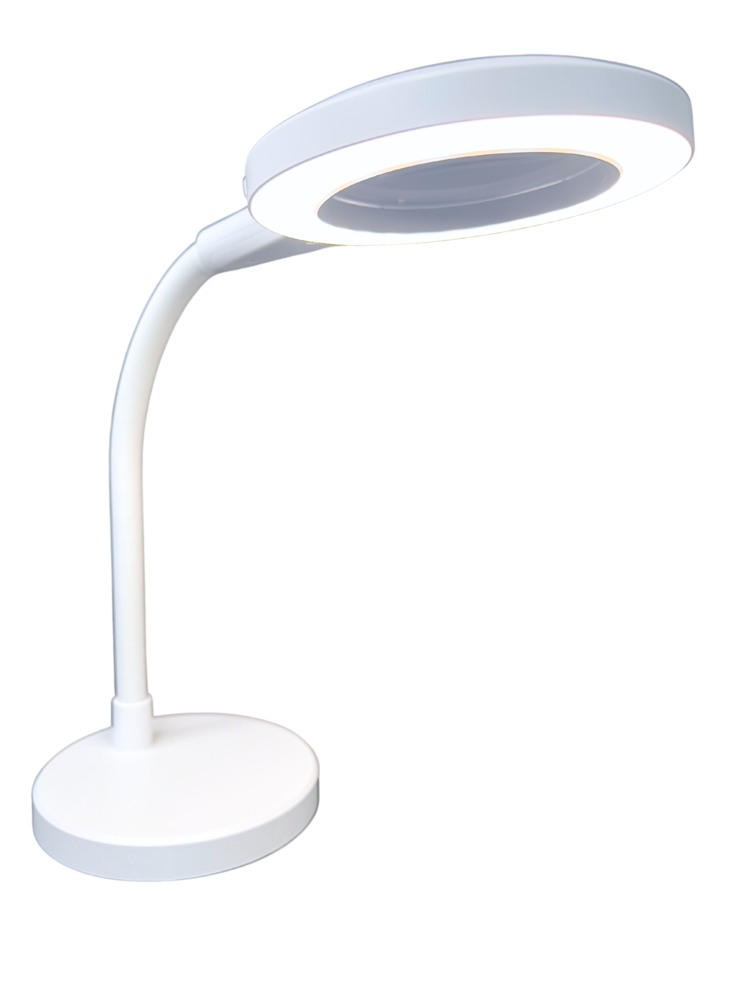 Light and Vision Chameleon Desk Magnifier Lamp Rechargeable 3D (LV4000)