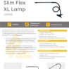 Light and Vision Slim Flex XL Lamp White (LV3134) Light and Vision Slim Flex XL Lamp White (LV3134)