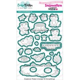 CarlijnDesign Snijmallen Kikker Vriendjes (CDSN-0308)
