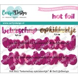CarlijnDesign Hot Foil Beterschap Opkikkertje (CDHF-0080)