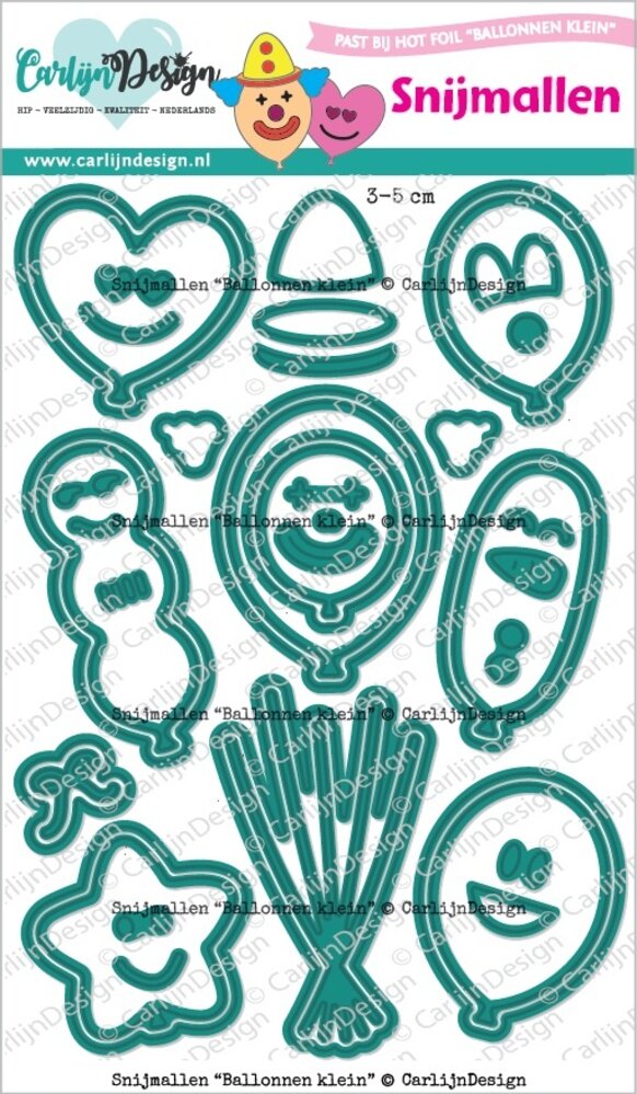 CarlijnDesign Dies Small Balloons (CDSN-0305) CarlijnDesign Dies Small Balloons (CDSN-0305)