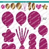 CarlijnDesign Hot Foil Plate Small Balloons (CDHF-0076) CarlijnDesign Hot Foil Plate Small Balloons (CDHF-0076)