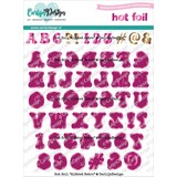 CarlijnDesign Hot Foil Plate Alphabet Retro (CDHF-0077)