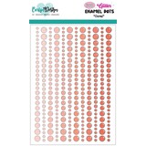 CarlijnDesign Glitter Enamel Dots Coral (300pcs) (CDED-0006)