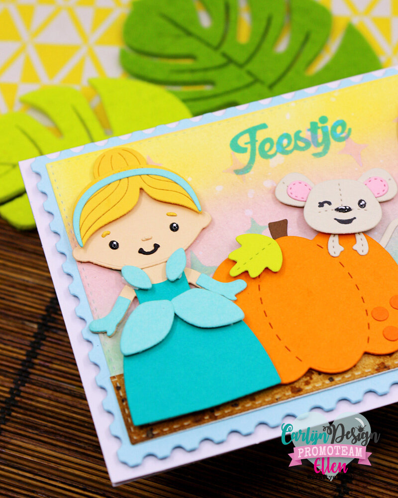 CarlijnDesign Clear Stamps Uitnodiging Feestje (CDST-0143)