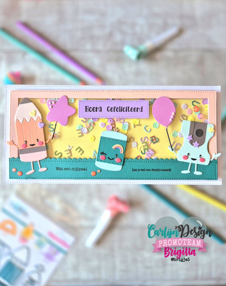 CarlijnDesign Glitter Enamel Dots Coral (300pcs) (CDED-0006) CarlijnDesign Glitter Enamel Dots Coral (300pcs) (CDED-0006)