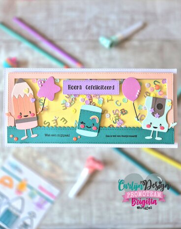 CarlijnDesign Glitter Enamel Dots Coral (300pcs) (CDED-0006) CarlijnDesign Glitter Enamel Dots Coral (300pcs) (CDED-0006)